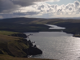 Burra Firth and Loch of Cliff